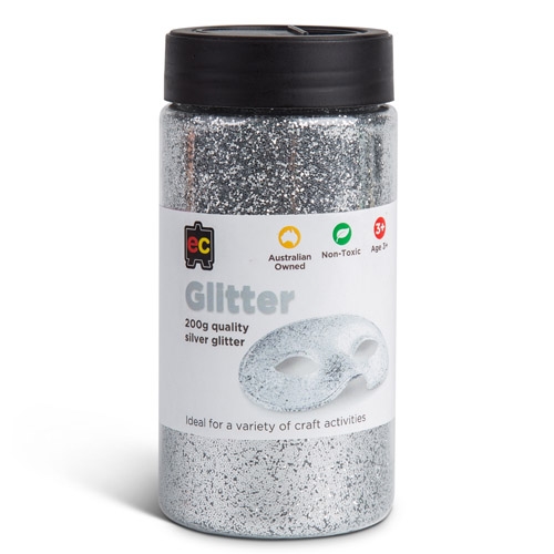 Glitter Fine - EC 200gm Silver